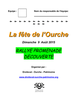 La Fête De L'ourche