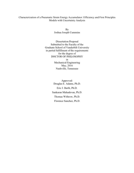 Characterization of a Pneumatic Strain Energy Accumulator: Efficiency and First Principles Models with Uncertainty Analysis