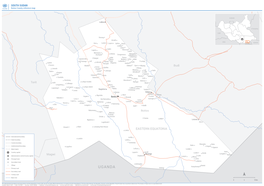 SOUTH SUDAN Ikotos County Reference Map