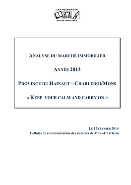 Analyse Du Marché Immobilier 2010