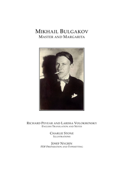 Mikhail Bulgakov – Master and Margarita