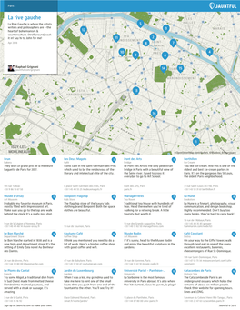 La Rive Gauche La Rive Gauche Is Where the Artists, 5 Writers and Philosophers Are --The 3 Heart of Bohemianism & 12 Counterculture