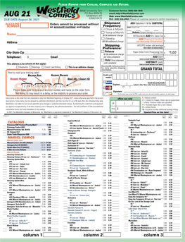 AUG21 Order Form