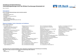 Umstellung Der Bankverbindung: Unterstützungsleistungen Durch Die VR-Bank Feuchtwangen-Dinkelsbühl Eg