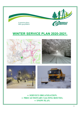 Winter Service Plan 2020-2021