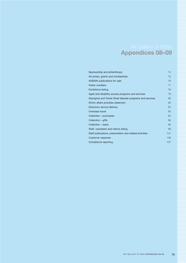 Appendices 08–09
