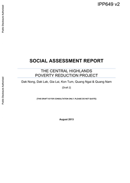 World Bank Document