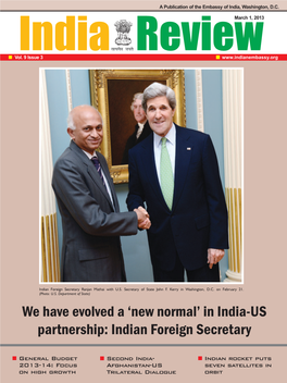 Indian Foreign Secretary Ranjan Mathai with U.S