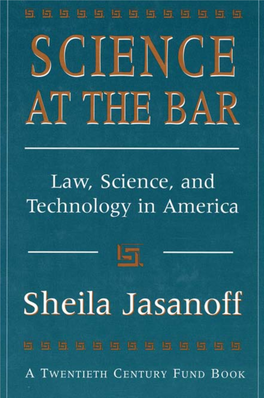 Law, Science, and Technology in America