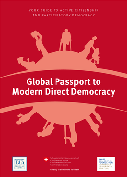 Global Passport to Modern Direct Democracy Offers Basic Information About the Tools of Modern Direct Democracy