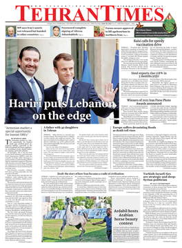 Hariri Puts Lebanon on the Edge