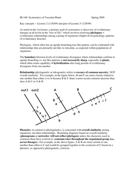 Lecture 2: Phylogenetics