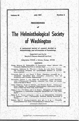 The Helfflinthological Society of Washington ,'-R*.I- :;.-V' '..--Vv -' 7 3 --,/•;,•¥'- -'•••^~''R.H