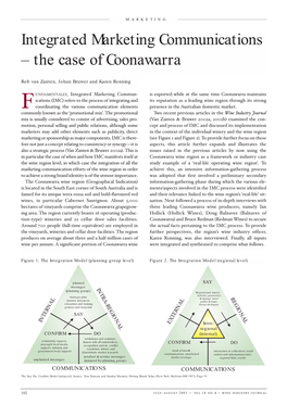 Integrated Marketing Communications – the Case of Coonawarra