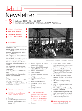 ISMN Newsletter 18 Web.Qxd