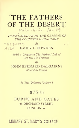 Fathers-Of-The-Desert-VOL-I.Pdf