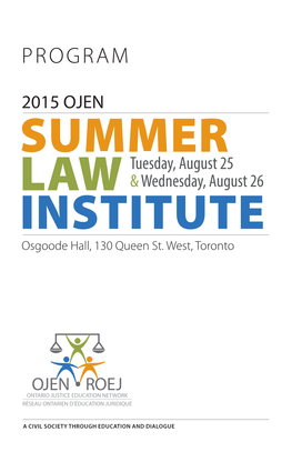 Summer Law Institute