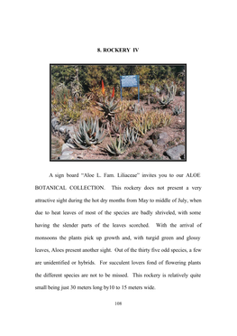 Aloe L. Fam. Liliaceae” Invites You to Our ALOE