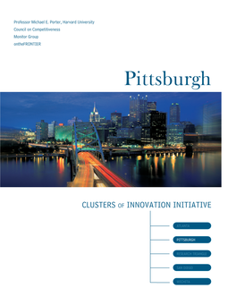 Pittsburgh IT Cluster Is in Universities and Training Institutes, Instruments, Research Organizations, Software Development and Information Security