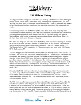 USS Midway History