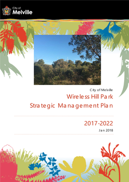 Wireless Hill Management Plan