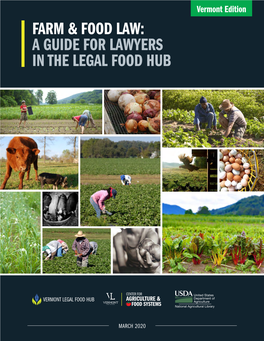 Farm and Food Law: a Guide for Attorneys in the Legal Food