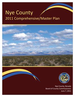 Nye County 2011 Comprehensive/Master Plan