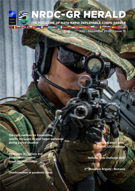 Nrdc-Gr Herald the Magazine of Nato Rapid Deployable Corps-Greece