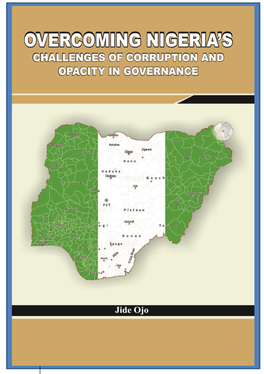 Overcoming Nigeria's Challenges of Corruption and Opacity In