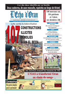 Constructions Illicites Démolies À Ain El Beida 3030