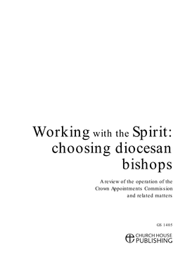 Choosing Diocesan Bishops