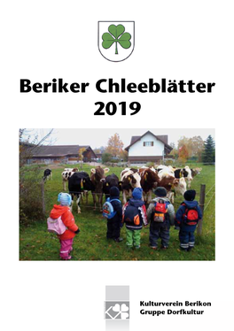 Beriker Chleeblätter 2019
