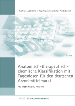 ATC-Index Mit DDD-Angaben Für Deutschland Im Jahre 2018