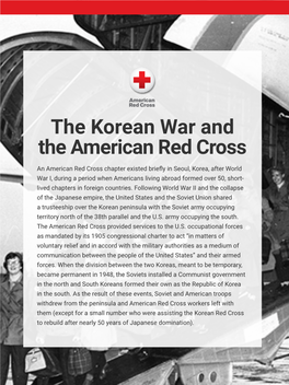 The Korean War and the American Red Cross