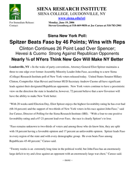 Spitzer Beats Faso by 46 Points; Wins with Reps