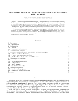 Oriented Flip Graphs of Polygonal Subdivisions and Noncrossing Tree Partitions