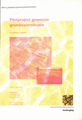 De Veenhoop, Friesland Van De Petgaten De Veenhoop En Noorderkrite Zijn Geformuleerd (It Fryske Gea, 1987)