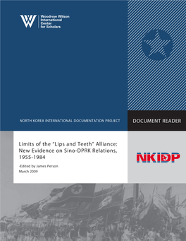 New Evidence on Sino-DPRK Relations, 1955-1984