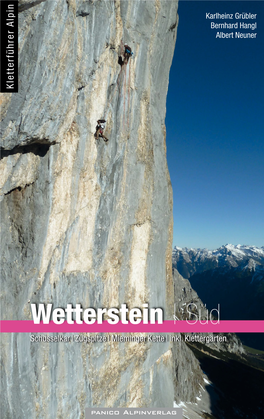 Wetterstein | Süd Inklusive Zugspitze Westlicher Wettersteinkamm Mieminger Kette Klettergärten Um Ehrwald Und Telfs