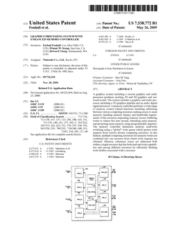 (12) Ulllted States Patent (10) Patent N0.: US 7,538,772 B1 Fouladi Et A1