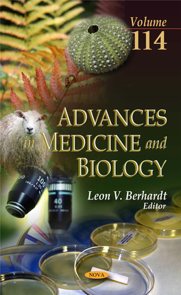 Advances in Medicine and Biology. Volume