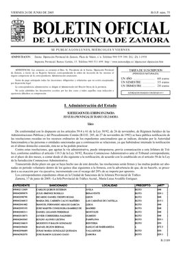 Boletin Oficial De La Provincia De Zamora