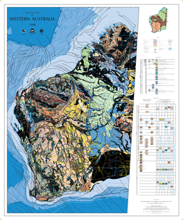 Geological Map of Western Australia, 1:2 500 000, 13Th Edition