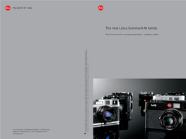 The New Leica Summarit-M Family