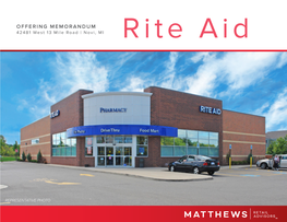 Rite Aid 42481 West 12 Mile Road, Novi, MI