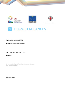 TEX-MED ALLIANCES ENI CBCMED Programme. the PROJECT BASE