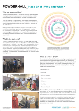 POWDERHALL Place Brief | Why and What?