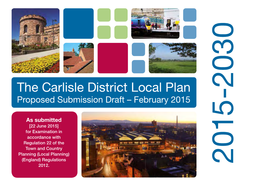 Carlisle District Local Plan Proposed Submission Draft 2015-2030