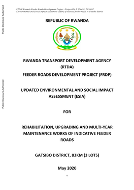 Updated-Environmental-And-Social-Impact-Assessment-For-Indicative-Feeder-Roads-In