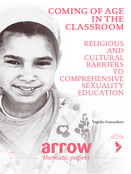 Coming of Age in the Classroom: Religious and Cultural Barriers to Comprehensive Sexuality Education